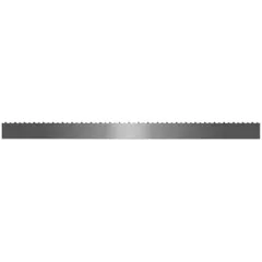 This band saw blade features a skip cutting edge design to reduce clogging during cutting. With a blade width of 5/8 in, it is suited for cutting bone-in meat, fresh meat, and frozen meat in food processing and butchering applications.