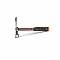 Bricklayer Hammer: 8 in Overall Lg, Steel Handle, Perpendicular, 3/4 in Face Dia, 1 3/4 in Blade Lg (MPN CHSBK24)