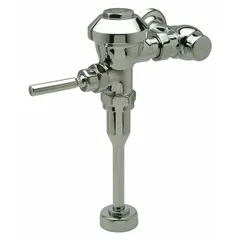 Exposed top-spud urinal manual flush valve with diaphragm operation. Delivers 0.13 gallons per flush. Suitable for commercial restroom applications in new construction or retrofit projects.