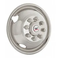 This replacement front wheel liner is designed for 16-inch wheel diameter vehicles. Constructed from stainless steel, it protects the wheel well area from debris, mud, and moisture, helping to prevent corrosion and damage to wheel components