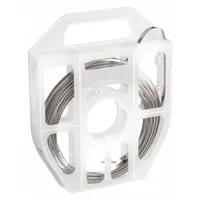 Stainless Steel Band: 0.025 in Strapping Thick, 1,500 lb Break Strength, 50 ft Strapping Lg, Gray (MPN GRC405)