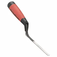 Steel caulking trowel with a pointed, tapered blade shape and 1/4-inch blade width. Designed for precise application of mortar or caulk in masonry joints, brickwork, and stonework.