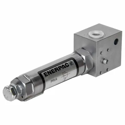 ENERPAC Pressure Control Valve: 4 gpm, 2,000 psi Max Set, Steel, Knob - Modular Pressure Control Valves
