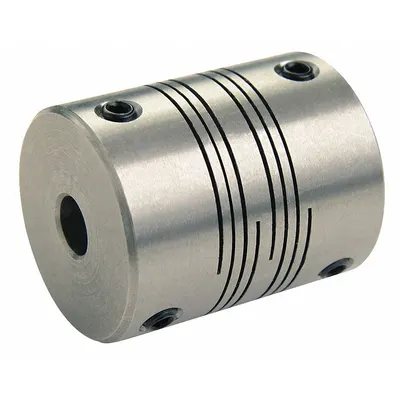 RULAND MANUFACTURING Motion Control Coupling: 3° Angular Misalignment, 1/4 in Bore Dia 1, Inch - High-Precision Set Screw Beam Shaft Couplings