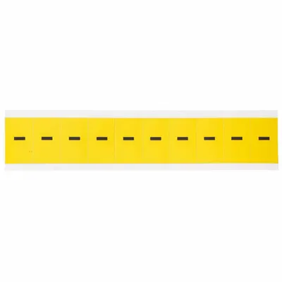 BRADY Punctuation Label: 1 in Character Ht, Indoor Only, Non-Reflective, Gothic - Repositionable Letters & Numbers