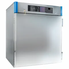 This BLICKMAN undercounter warming cabinet features a digital screen and a steel door. With an overall width of 30 inches and depth of 26 5/8 inches, it is designed for holding prepared food at safe serving temperatures in commercial foodservice environments.