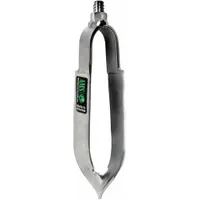 This Dutch-type auger head is constructed with a carbon steel cylinder and bail, featuring a threaded connection for secure attachment to extension rods. With a 2-inch overall diameter, it is used for collecting soil samples in subsurface sampling applications