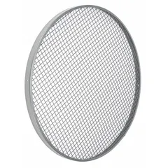 This steel inlet guard features a baked enamel finish and 1/2-inch wire spacing. It includes mounting hardware and is OSHA compliant. Designed for use with compatible equipment, it provides protection for inlet openings in ventilation and HVAC systems.