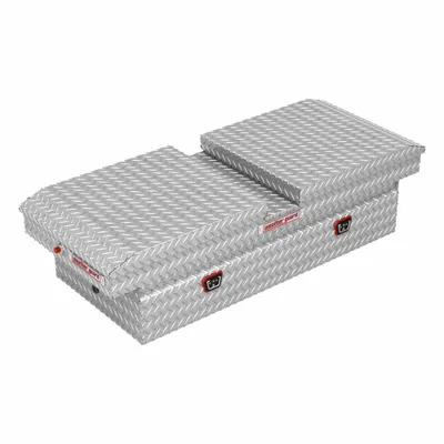 WEATHER GUARD Gull Wing Lid Crossover Box, 72 in, Silver (114-0-04) - Gull Wing Lid Crossover Boxes
