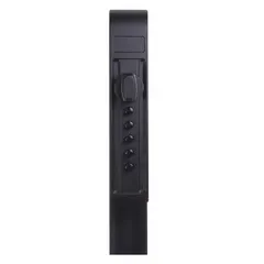 Mechanical keypad cabinet and locker lock with a painted black finish and deadbolt latch. Body dimensions: 5 1/4 in height, 7/8 in width, 3/4 in depth. Suitable for securing cabinets and lockers in commercial and institutional settings.