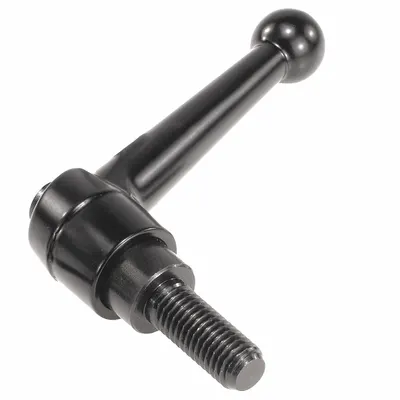 KIPP Ball-Style Adjustable Handle with Threaded Stud, 1/2"-13, 95 mm Length - Ball-Style Adjustable Handles with Threaded Stud