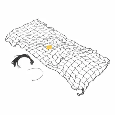 VESTIL Pallet Rack Netting, 99 in x 48 in, Nylon, Black