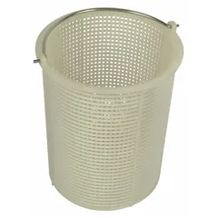 This DAYTON strainer basket is a replacement part for pool and spa pumps, compatible with Part # 5PXF6. It filters debris from water circulation systems to help maintain pump efficiency and prevent clogging.