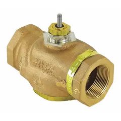 Hydronic globe valve for modulating control of water flow in HVAC heating and cooling systems. Suitable for commercial buildings, district energy plants, and industrial process loops requiring precise temperature regulation.