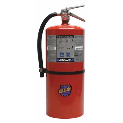 BUCKEYE 20 lb Class BC Fire Extinguisher, 60B:C, Potassium Bicarbonate (12650) - Class BC Fire Extinguishers
