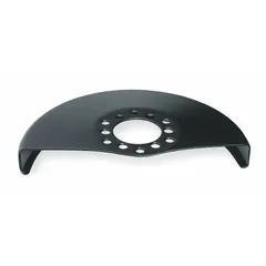 This wheel guard is designed for angle grinders with a maximum wheel diameter of 7 inches. It provides protection from debris during grinding operations. Suitable for use with compatible grinders in metalworking and construction applications.