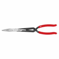 Long Reach Pliers: 2 in Max Jaw Opening, 13 in Overall Lg, 3 in Jaw Lg, 1/4 in Tip Wd, 45° Jaw Bend (MPN 48-22-6541)