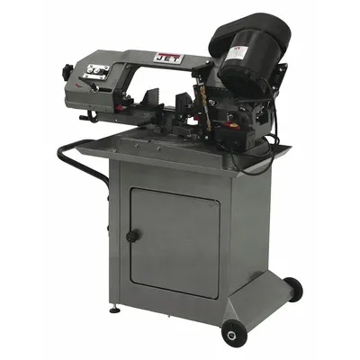 JET Mitering Semi-Automatic Horizontal Band Saw, 115/230V, 1 Phase, 414457 - Mitering Semi-Automatic Horizontal Band Saws