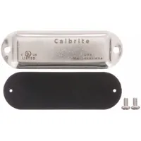 Stainless steel cover with polished finish for use with Form 8 Conduit Bodies. Includes screws for secure installation. Provides a corrosion-resistant closure for conduit access points in electrical systems