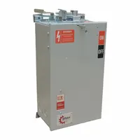 This BRAH ELECTRIC fusible bus plug is rated 100 A at 600V, 3-phase, 3-wire, with fuse class H and breaker type B3F. It is compatible with Eaton POW-R-WAY III Busway and includes weather stripping. Used to connect electrical equipment to busway in industrial power distribution systems