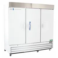AMERICAN BIOTECH SUPPLY Pharmacy Refrigerator: 72 cu ft, Upright, 2°C to 7°C, 34 in Overall Dp, Temp (MPN PH-ABT-HC-S72S)