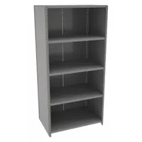 TENNSCO Metal Shelving: Standalone, Light-Duty, 36 in x 24 in, 72 in Overall Ht, 5 Shelves (MPN ESPC-2436)