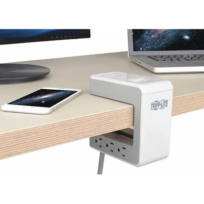 TRIPP LITE Outlet Strip: 6 Outlets, 8 ft Cord Lg, 1,080 J Rated Energy, 15 A Current - General Purpose Surge Protectors
