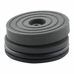 Saddle accessory for 55-ton hydraulic cylinders in the HLN100 series. Overall length of 1.29 inches. Provides a tilting interface to accommodate off-center loads during lifting operations.