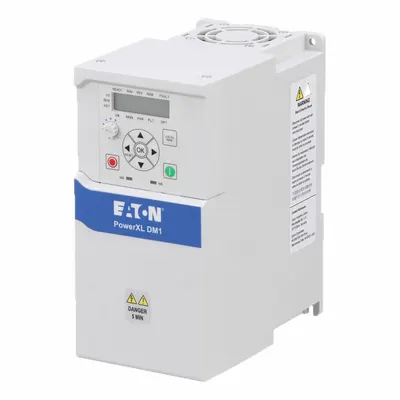 EATON Variable Frequency Drive: In Phase Three, Out Phase Three, 3 hp_5 hp, IP20 - Eaton PowerXL DM1