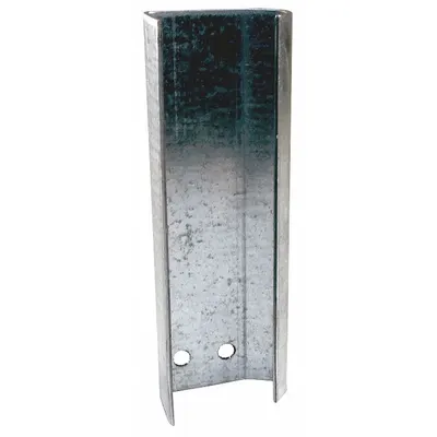 AMERICAN GARAGE DOOR SUPPLY Vertical Track T207VR, Galvanized Steel, 2 in Roller - Material Handling