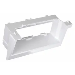 Genuine replacement handle for Electrolux washing machine and dryer dispenser drawers. Allows opening of the detergent and additive compartment. Compatible with select Electrolux laundry appliances.