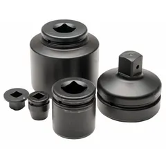 This 6-point SAE socket features a 1-inch square drive and is designed for use with BOLTING TWHC series hydraulic torque wrenches. It is suited for high-torque fastening applications in industrial bolting tasks such as pipeline, refinery, and heavy equipment assembly.