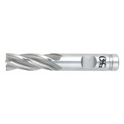 OSG Square End Mill: High Speed Steel, TiCN Coated, 6 Flute, 25/32" Mill Dia - General Purpose High-Speed Steel Square End Mills