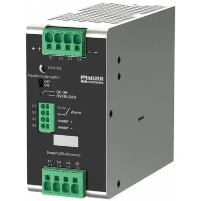 MURRELEKTRONIK DC DIN Rail Mount DC Power Supply, 480 W, 6.7 A - DIN Rail Mount DC Power Supplies