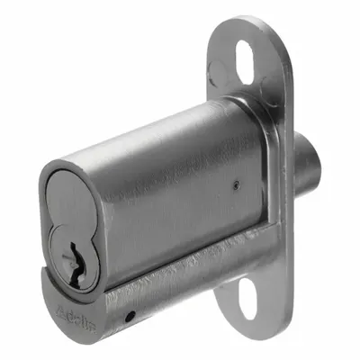 DELTA LOCK Plunger Lock, 2 1/2 in Lg, 7/8 in Wd, 2 3/4 in Ht, G SI1750R500BC2X2 - Locks for Sliding Doors