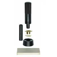 WESTWARD Grommet Kit: Brass, 0.5 in Inside Dia, 1.06 in Outside Dia, 0.16 in Overall Thick