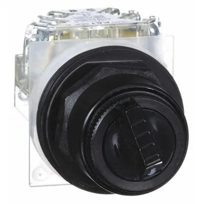 SCHNEIDER Selector Switch: 30 mm Panel Mounting Size, 3 Positions, Short Lever - Selector Switches