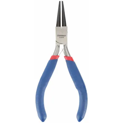 WESTWARD Round-Nose Pliers, 5 in Overall Length, Serrated Jaws
