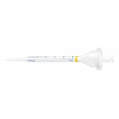 This non-sterile pipette tip is made from clear biomedical grade plastic and has a 1 mL capacity. It is supplied in a bulk bag configuration without a filter. Designed for use with Eppendorf pipettors, it is suitable for general liquid handling in laboratory settings.