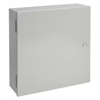 HOFFMAN Enclosure: Steel, 24 in x 24 in x 9 in, NEMA 1, Solid Cover, Hinged, Painted (MPN A24N24BLP)