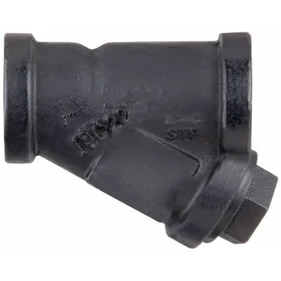 BELL & GOSSETT Y Strainer: 2 in, NPT, Mesh, 0.0331 in Screen Size, Cast Iron - Cast Iron Y Strainers