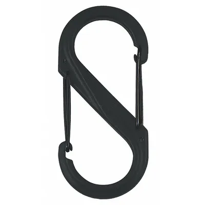 NITE IZE S-Hook Double Snap Hook, Wire Gate, Nylon, 3 1/2 in Overall Length - S-Hook Double Snap Hooks