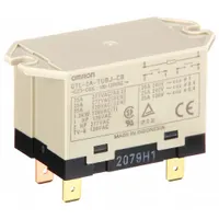 OMRON Enclosed Power Relay: Surface (Top Flange) Mounted, 25 A Current Rating, 100/120V AC, DPST-NO (MPN G7L-2A-TUBJ-CB-AC100/120)
