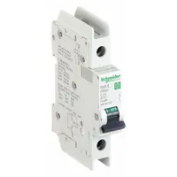 This 2 A, 1-pole miniature circuit breaker features a Z-curve trip characteristic for overcurrent protection of sensitive electronic loads. Rated for 14kA at 120/240V AC, 240/277/480V AC, and 60V DC, it uses screw clamp terminals. Suitable for industrial control panels, HVAC equipment, lighting circuits, and DC applications such as solar or battery systems