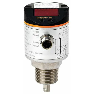 IFM Electronic Level Sensor: Guided Wave Radar, Vertical, For Oils/Water Media Type - IFM Efector LR Series Sensor Heads