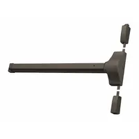 This surface vertical rod push bar is a bronze exit device with a touchbar, designed for doors up to 36 in wide. It enables quick egress in emergency situations. The device does not include a cylinder and is not ligature-resistant
