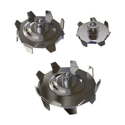 CAFRAMO Blade Set: Blade, 1540 Mixer/Any Caframo Shaft/BDC1850/BDC3030, Stainless Steel - Overhead Stirrer Impellers