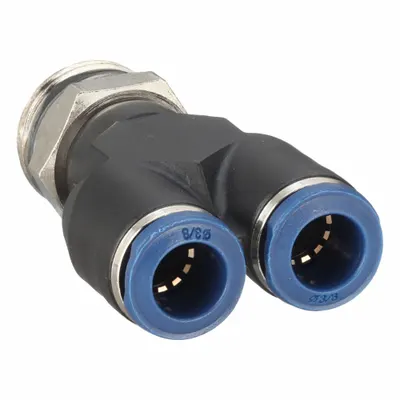 AIGNEP USA Nylon & Nickel-Plated Brass Tube Fitting - Nylon & Nickel-Plated Brass Tube Fittings