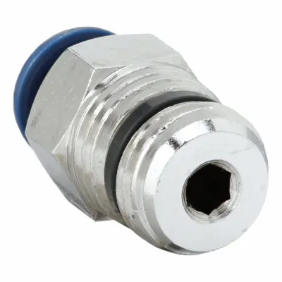 AIGNEP USA Nickel-Plated Brass Push-to-Connect x MNPT Adapter Fitting - Nickel-Plated Brass Tube Fittings