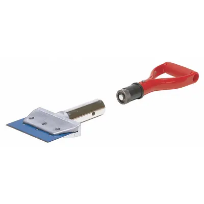 ROBERTS Scraper: Bld. Mat. Spring Steel, Hdl. Mat. Aluminum, Stiff - Floor Scrapers